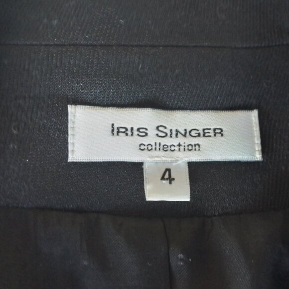 Vintage 90's Black Iris Singer Collection women's Suit, 2 pieces - Picture 4 of 5